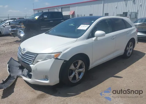 2010 Toyota Venza Base V6 z USA, uszkodzony, nr VIN 4T3BK3BB0AU027490